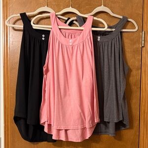 Stylish Women's Tank Tops in Black, Pink, and Gray